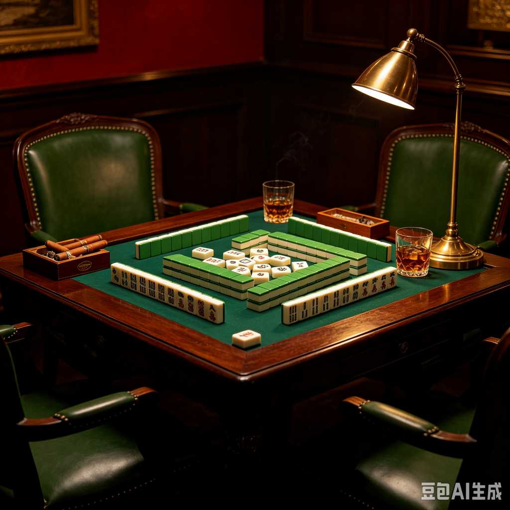 trendy color mahjong set