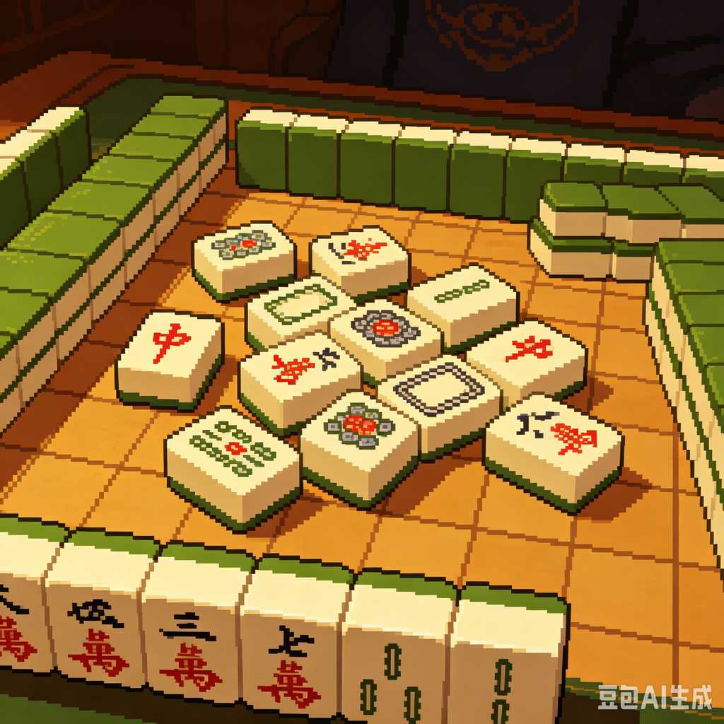 ornamental mahjong tiles