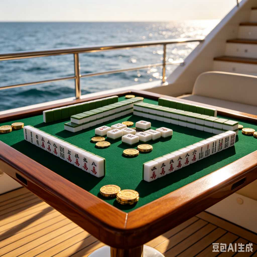 blue crystal mahjong set
